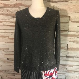 Ana Sequin Sweater Sz PM